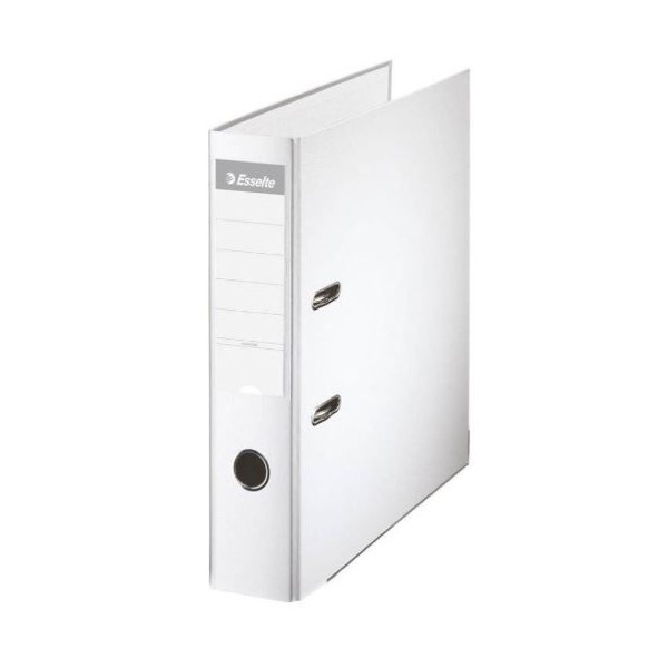 PASTA  ARQUIVO PVC ESSELTE  C/ CALHA METALICA A4  L/L 75/80MM BRANCO