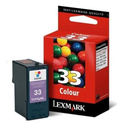 TINTEIRO LEXMARK 33 TRICOLOR ORIGINAL