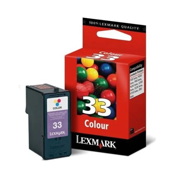 TINTEIRO LEXMARK 33 TRICOLOR ORIGINAL