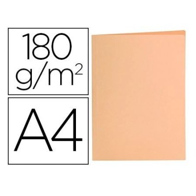 PASTA CLASSIFICADOR LP EM CARTOLINA DE 180gr  A4 LARANJA PASTEL