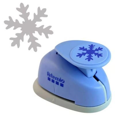 FURADOR P/ PAPEL / GOMA EVA 26mm FIGURA FLOCO NEVE