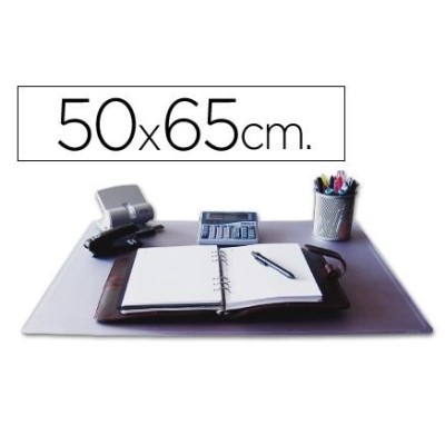 BASE DE SECRETARIA QC ANTIDESLIZANTE 50x65cm TRANSPARENTE