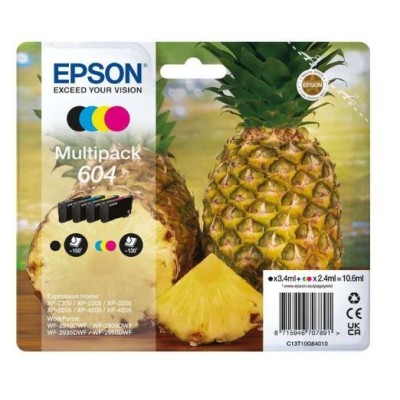KIT 4 x TINTEIROS EPSON 604 (BK/C/M/Y) ORIGINAL