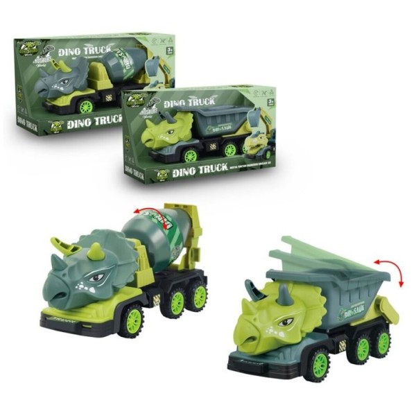 CAMIAO DINOSSAURO DE CONSTRUCAO SORTIDO BASCULANTE / BATONEIRA