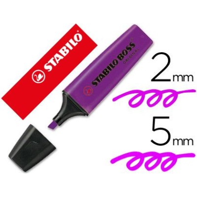 MARCADOR FLUORESCENTE STABILO BOSS 70/55 VIOLETA / ROXO