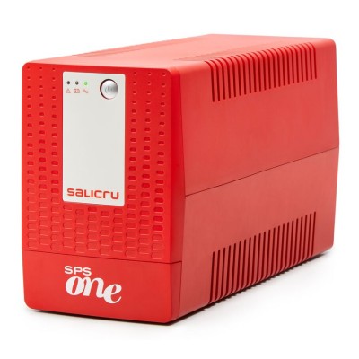 UPS SALICRU SPS ONE 1100VA C/ 6 TOMADAS IEC - VERMELHO