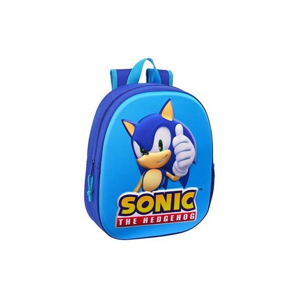 MOCHILA SONIC 3D 33x27x10 cm