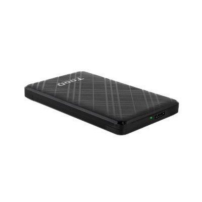 GAVETA / CAIXA EXTERNA USB 3.0/3.1 PARA HDD 2.5'' SATA I / II / III TOOQ PRETO 