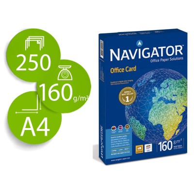 PAPEL FOTOCOPIA NAVIGATOR A4 160gr. 250FLS