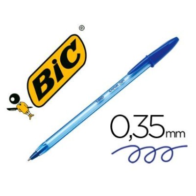 CANETA ESFEROGRAFICA BIC CRISTAL SOFT -  AZUL