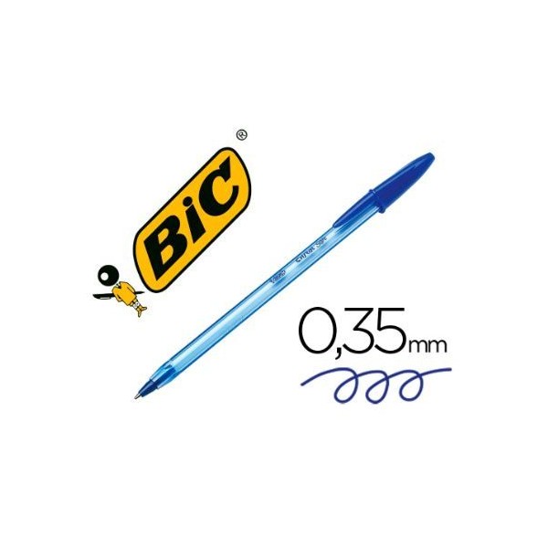 CANETA ESFEROGRAFICA BIC CRISTAL SOFT -  AZUL
