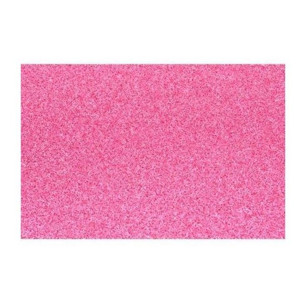 PLACA GOMA EVA 50x70CM ROSA BEBE PURPURINA