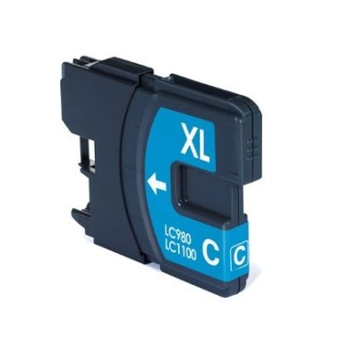 TINTEIRO COMPATIVEL C/ BROTHER LC985/1100 CYAN