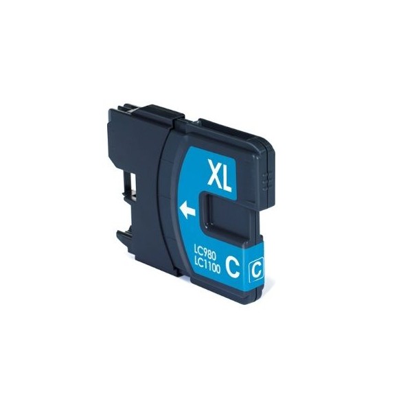 TINTEIRO COMPATIVEL C/ BROTHER LC985/1100 CYAN