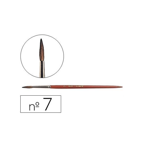PINCEL PARA GUACHE E AGUARELA Nº7
