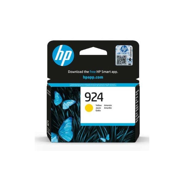 TINTEIRO HP 924 AMARELO ORIGINAL