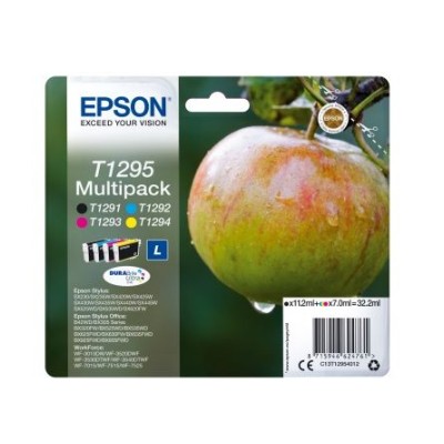 KIT TINTEIROS EPSON T1295 (BK/C/M/Y) ORIGINAL