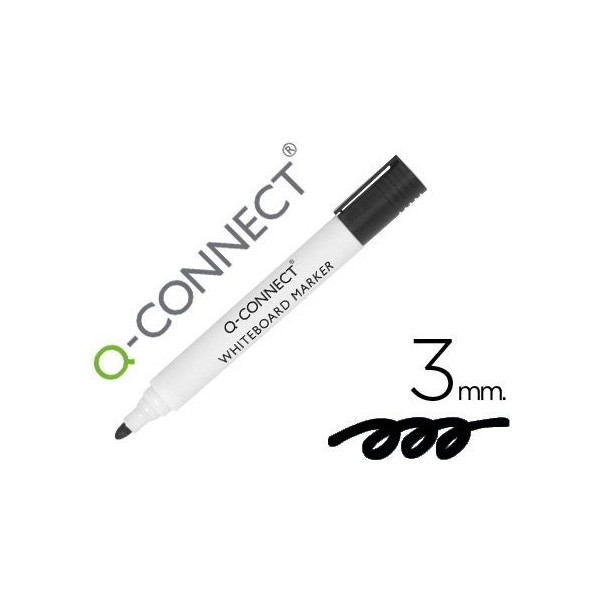 MARCADOR QUADRO BRANCO QC PTA 3MM PRETO