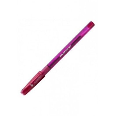 CANETA ESFEROGRAFICA PLUS OFFICE TRIO C/ PEGA EM BORRACHA MEDIA 1.0mm ROSA