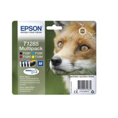KIT TINTEIROS EPSON T1285 (BK/C/M/Y) ORIGINAL