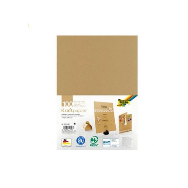 PAPEL CRIATIVO A4  KRAFT 120gr.  PACK_100FLS