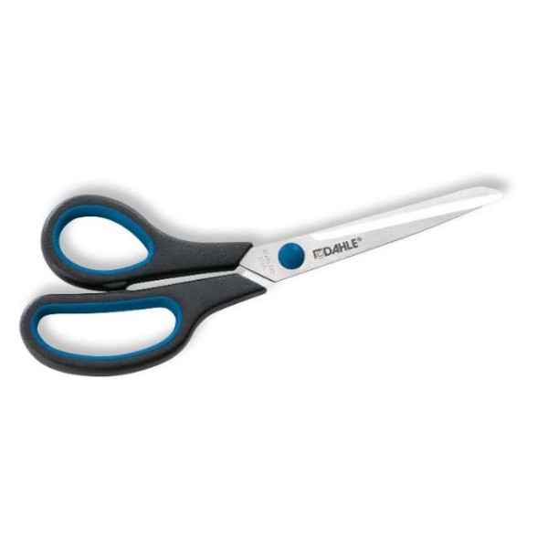 TESOURA INOX DAHLE OFFICE COMFORT GRIP 20CM 8" C/ PEGA PLASTICO P/ ESQUERDINOS