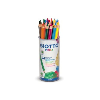 COPO C/ LAPIS DE CORES GIOTTO MAXI 18cm 24 CORES