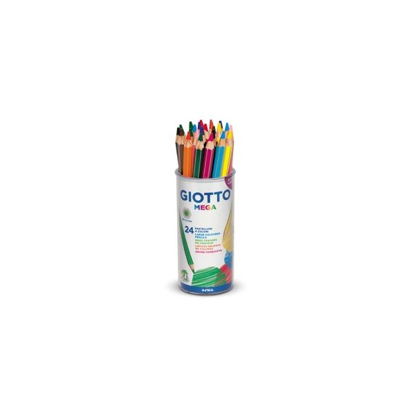 COPO C/ LAPIS DE CORES GIOTTO MAXI 18cm 24 CORES