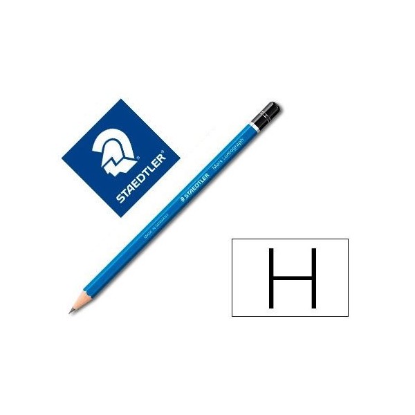 LAPIS CARVAO GRAFITE STAEDTLER MARS LUMOGRAPH H