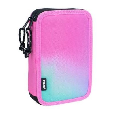 ESTOJO ESCOLAR (PLUMIER) DUPLO MILAN SUNSET C/ 36 PEÇAS - SORTIDOS