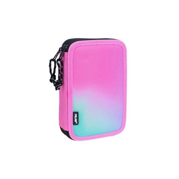 ESTOJO ESCOLAR (PLUMIER) DUPLO MILAN SUNSET C/ 36 PEÇAS - SORTIDOS