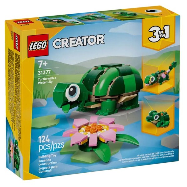 LEGO CREATOR 3-IN-1 TARTARUGA COM NENUFAR