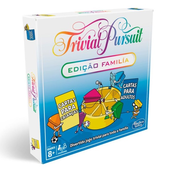 JOGO HASBRO GAMING TRIVIAL PURSUIT FAMILY