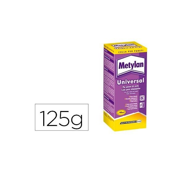 COLA P/ PAPEIS PAREDE METYLAN 125gr. 