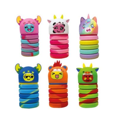 ESTOJO SILICONE FUNNY BOOM EXTENSIVEL CORES SORTIDAS