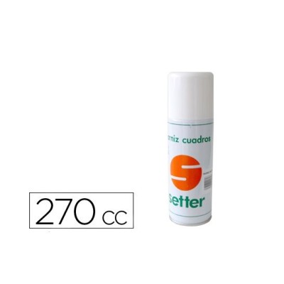 VERNIZ SETTER SPRAY FIXATIVO P/ OLEO 200ml ACABAMENTO BRILHO