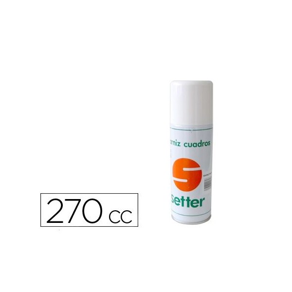 VERNIZ SETTER SPRAY FIXATIVO P/ OLEO 200ml ACABAMENTO BRILHO