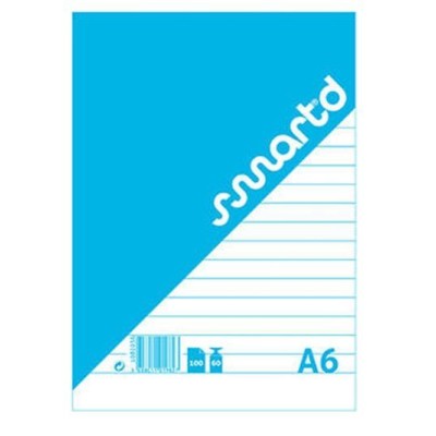 BLOCO APONTAMENTOS A6 60GR. 100FLS PAUTADO