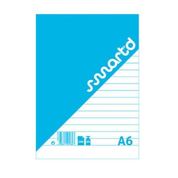 BLOCO APONTAMENTOS A6 60GR. 100FLS PAUTADO