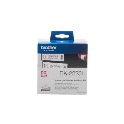 ROLO ETIQUETAS BROTHER DK22251 62MM x 15,24MT (CONTINUO)