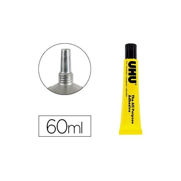 TUBO COLA UHU BISNAGA 60ML