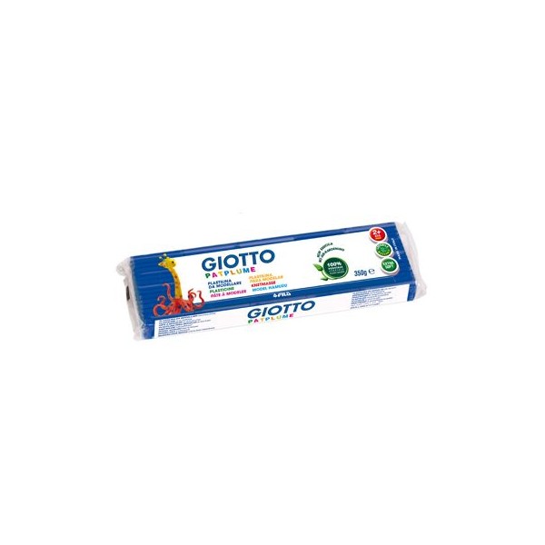 PLASTICINA GIOTTO PATPLUME 350gr.  AZUL ESCURO