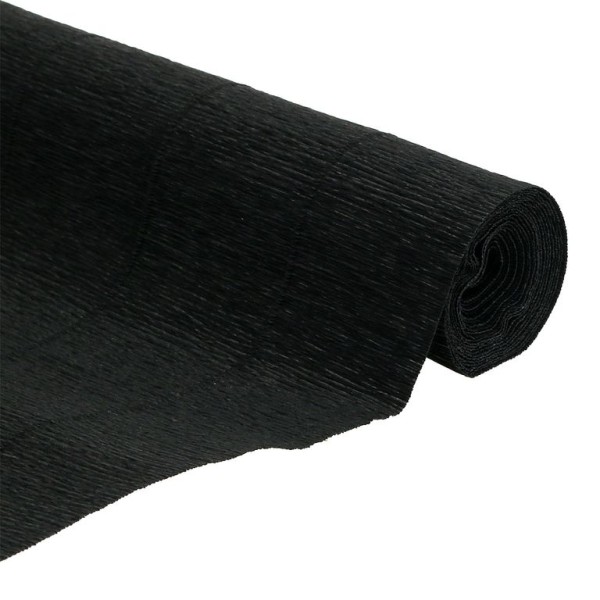 PAPEL CREPE CREPAO FLORISTA  0,50x2,5MT PRETO 719