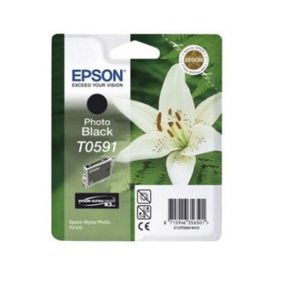 TINTEIRO EPSON T0591 PRETO ORIGINAL