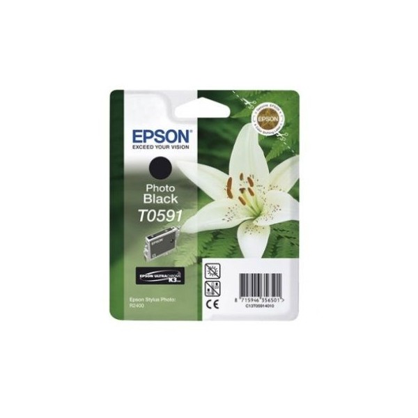 TINTEIRO EPSON T0591 PRETO ORIGINAL
