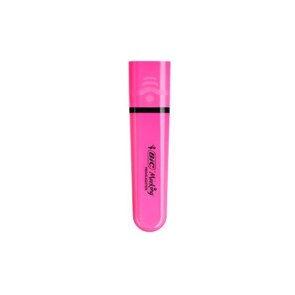 MARCADOR FLUORESCENTE BIC MARKING HIGHLIGHTER - ROSA