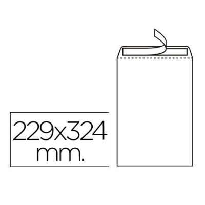 ENVELOPE SACO BRANCO C4 100gr. 229x324mm AUTODEX