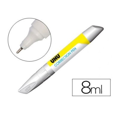CORRECTOR CANETA UHU  8ml PONTA METAL