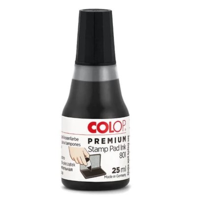 TINTA SECAGEM RAPIDA COLOP 809 PREMIUM PRETO
