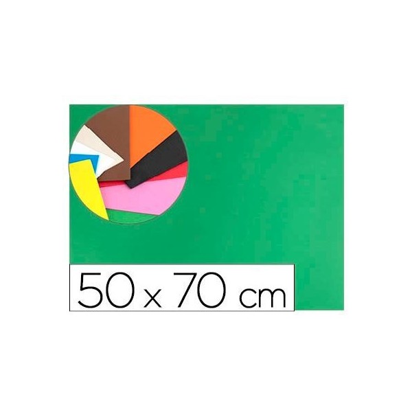 PLACA GOMA EVA 50x70CM VERDE